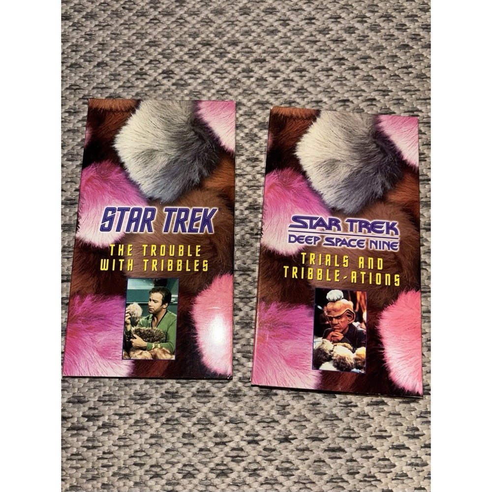 STAR TREK "The Trouble with Tribbles" & "Trials & Tribble-ations" VHS Eps 42/103